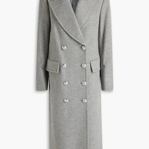 GRAY VERONICA BEARD wool and cashmere blend overcoat